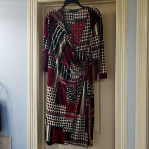 Mlle Gabrielle ladies faux wrap dress